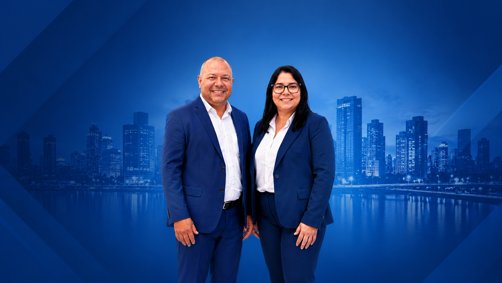Consultores imobiliários Maguila e Mix